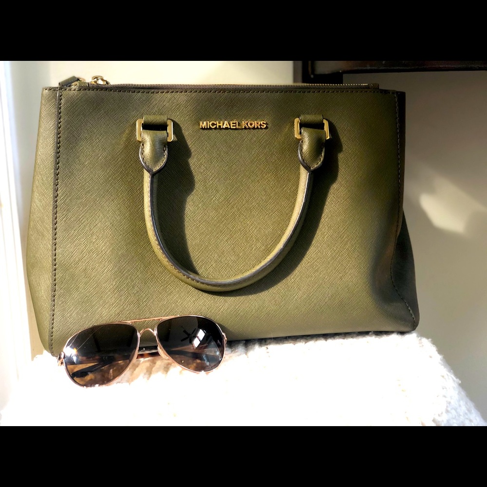 Olive green Purse/Handbag